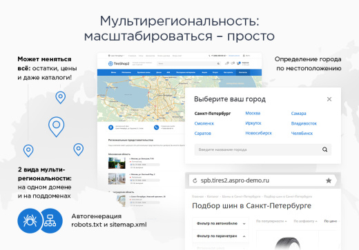 Аспро: Шины и диски 2.0 - интернет-магазин